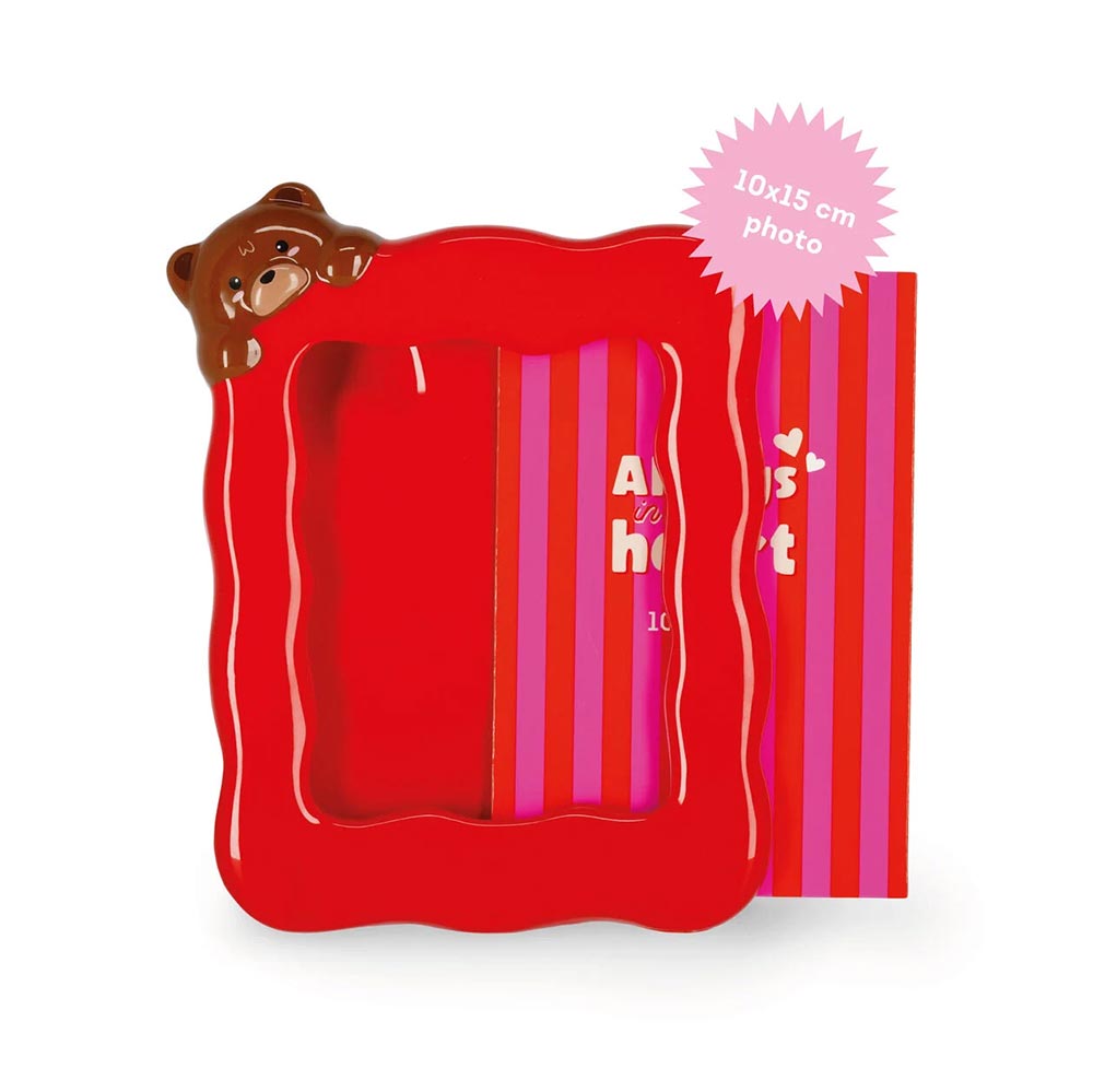 Κεραμική Επιτραπέζια Κορνίζα Frame the Moment - Teddy Bear 10x15cm APF0001 Legami - 1