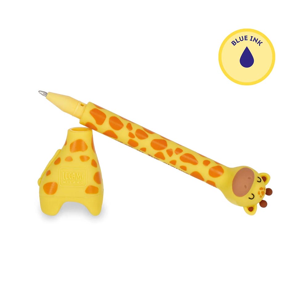 Στυλό με Βάση Stand-Ink Ovation -Giraffe με Μπλε Μελάνι STG0003 Legami - 1