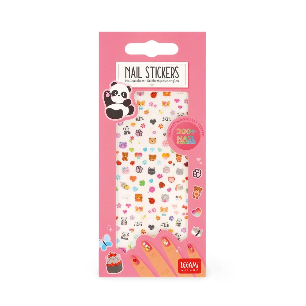Αυτοκόλλητα Νυχιών Cute Animals NSK0002 Legami - 116816