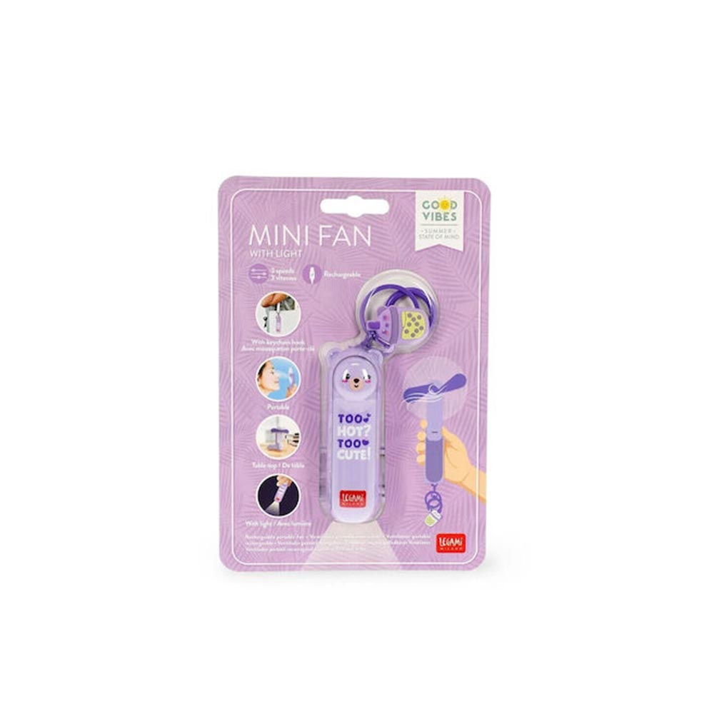 Φορητός Μίνι Ανεμιστήρας Teddy FAN0008 Legami - 2