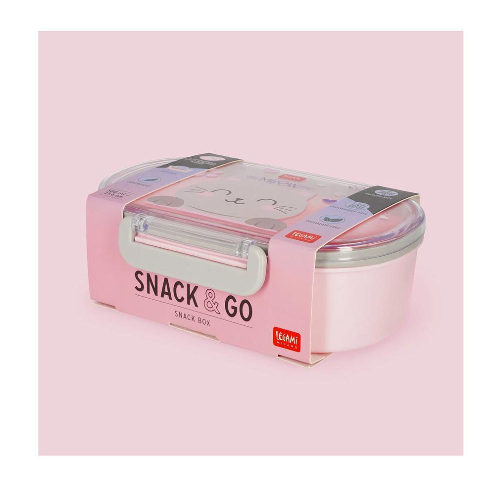 Δοχείο Φαγητού Snack & Go - Kitty 500ml KSNB0001 legami - 1
