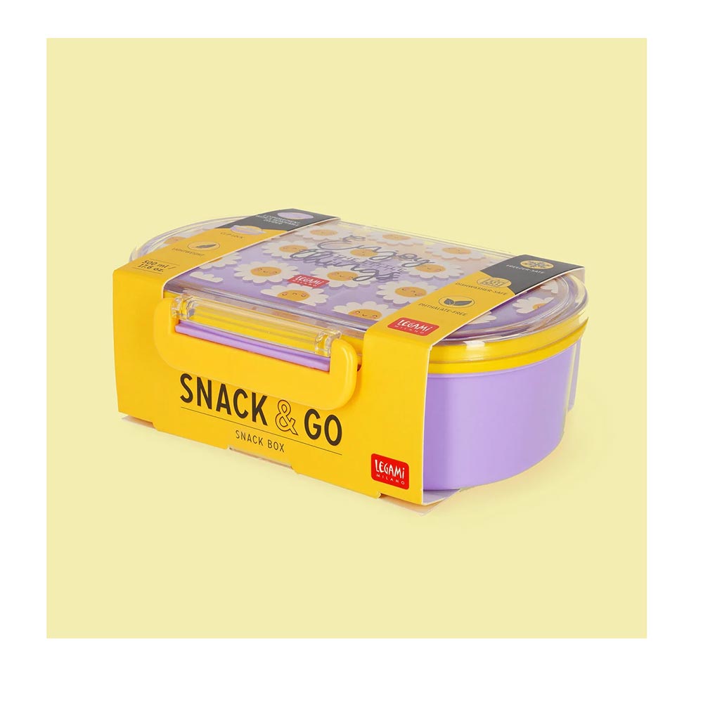 Δοχείο Φαγητού Snack & Go - Daisy 500ml KSNB0002 legami - 3
