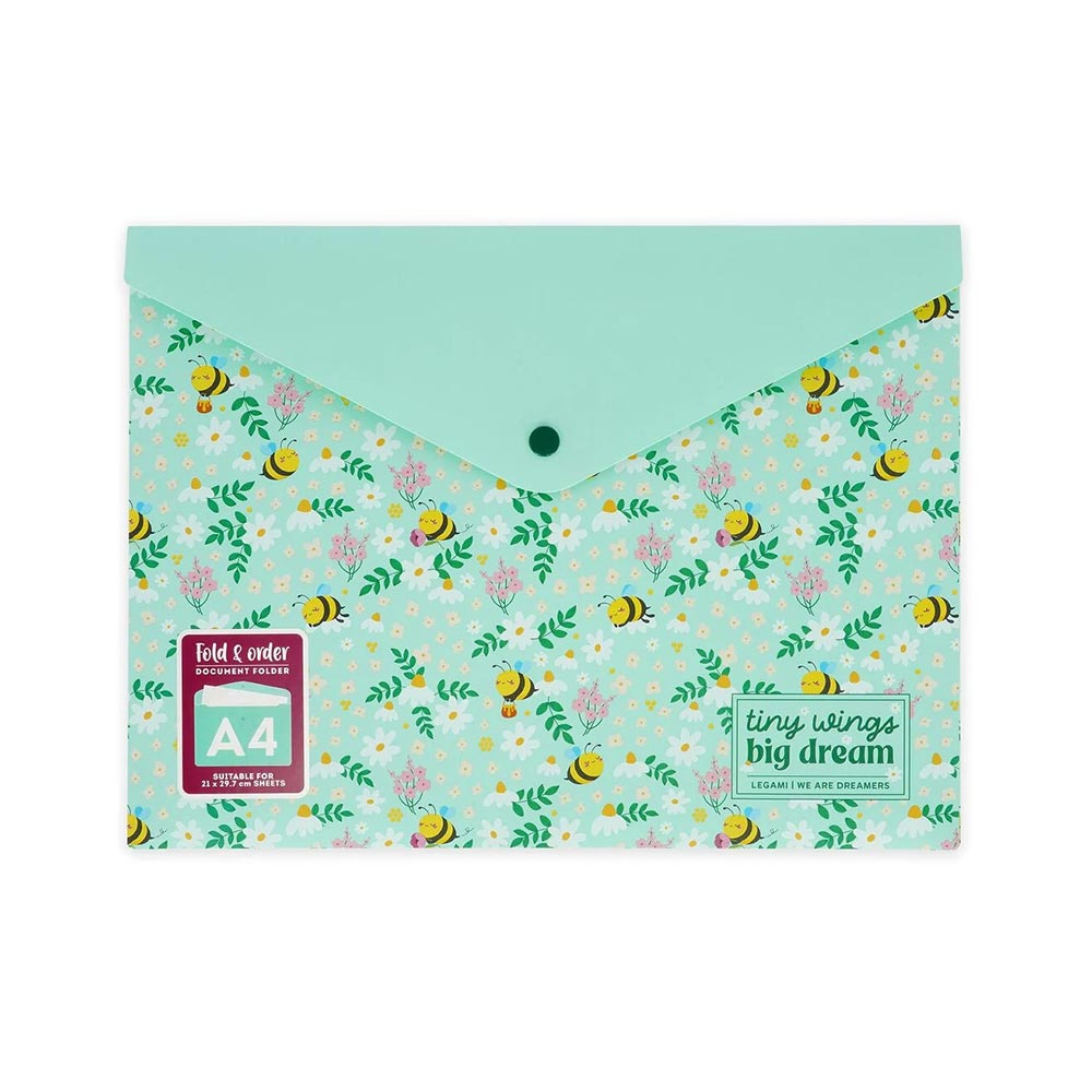 Φάκελος με Κουμπί Α4 Fold & Order - Bee PFB0002 Legami - 120927