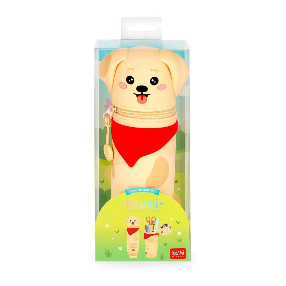 Κασετίνα - Μολυβοθήκη Σιλικόνης Kawaii 2 σε 1 Golden KA0025 Legami - 3