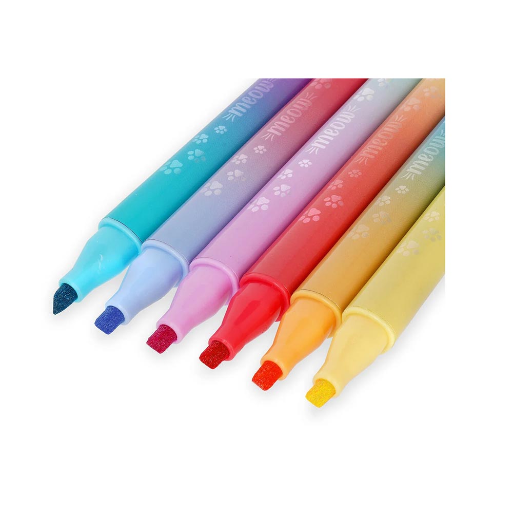 Σετ Μαρκαδόροι Dual Tip Layering Multicolor Meow COH0001 Legami - 2
