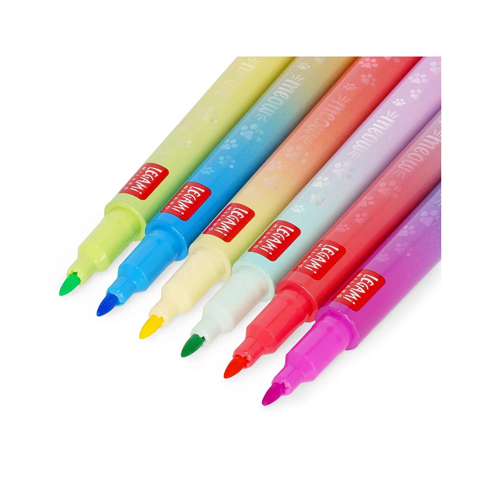 Σετ Μαρκαδόροι Dual Tip Layering Multicolor Meow COH0001 Legami - 3