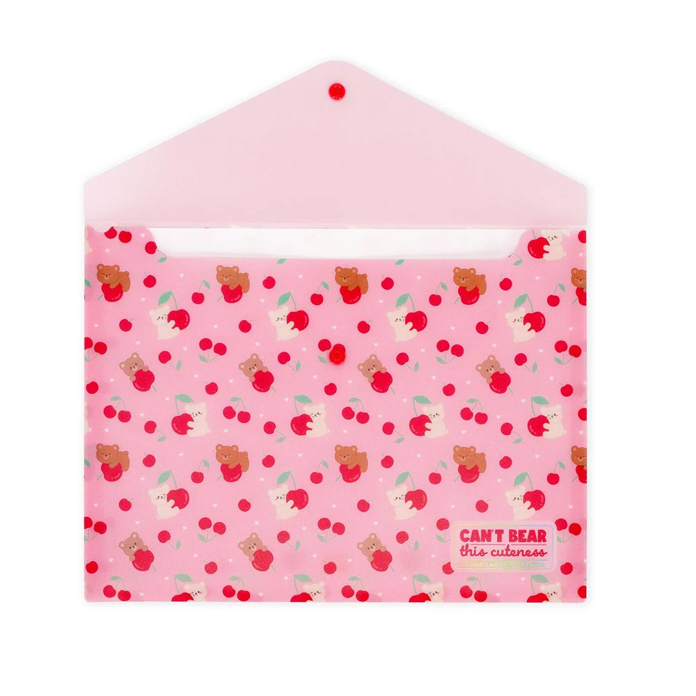 Φάκελος με Κουμπί Α4 Fold & Order - Teddy Cherry PFB0004 Legami - 1