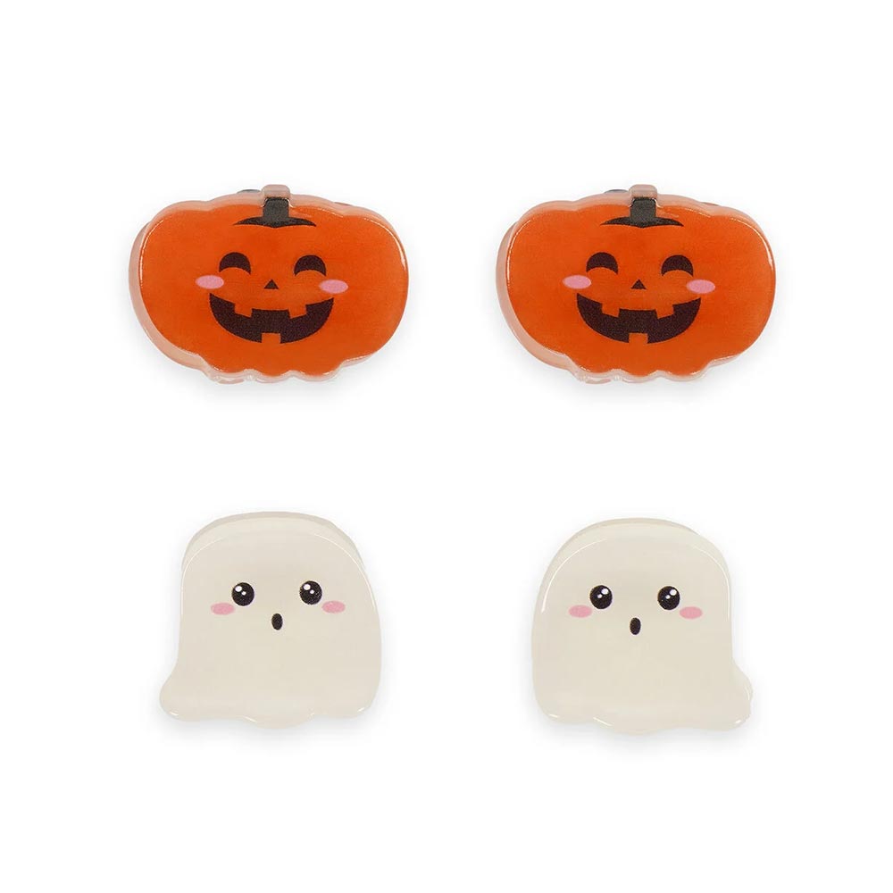 Σετ των 4 Mini Hair Clips Clip Me Up! Halloween Edition - Ghost & Bat HCL0005 Legami - 1
