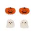 Σετ των 4 Mini Hair Clips Clip Me Up! Halloween Edition - Ghost & Bat HCL0005 Legami - 1