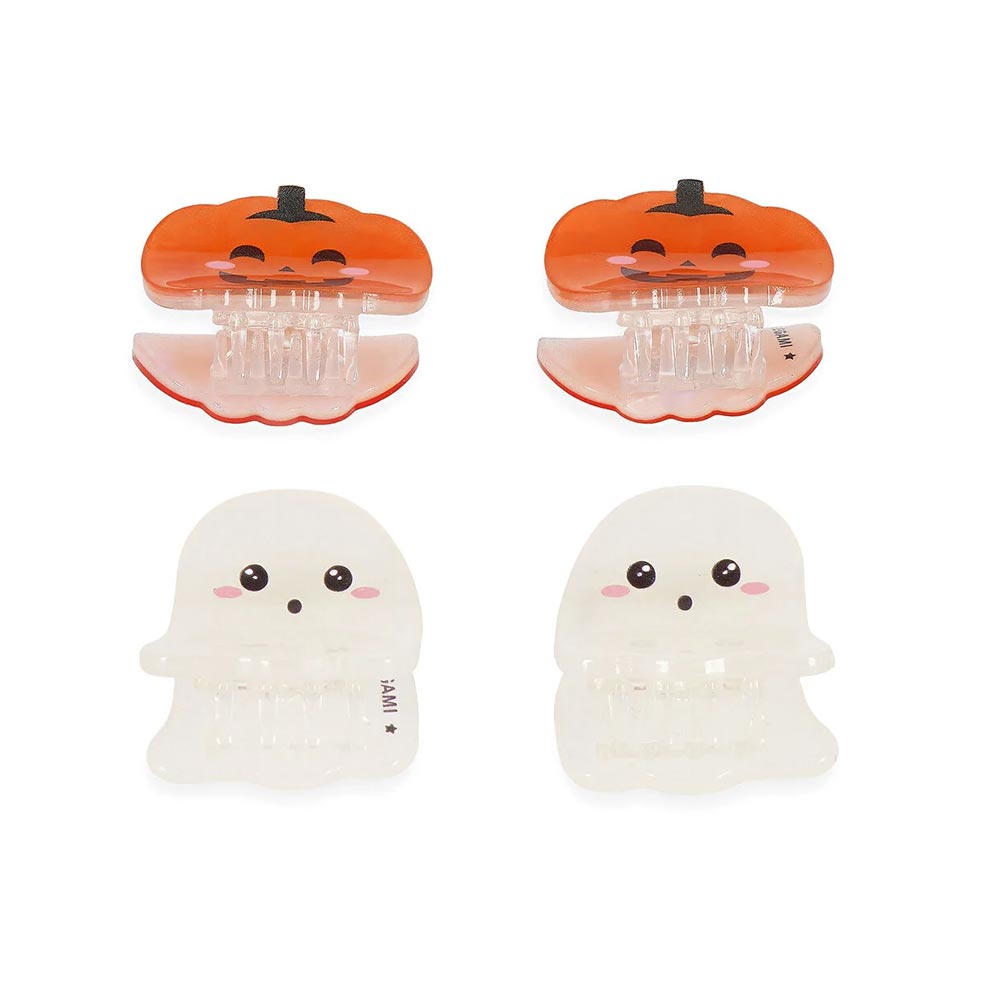 Σετ των 4 Mini Hair Clips Clip Me Up! Halloween Edition - Ghost & Bat HCL0005 Legami - 2