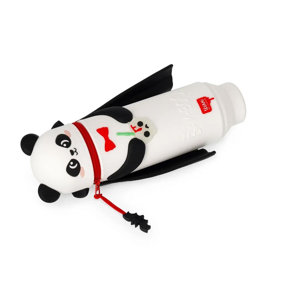 Κασετίνα - Μολυβοθήκη Σιλικόνης Kawaii 2 σε 1 Panda Bam-boo KA0029 Legami - 3