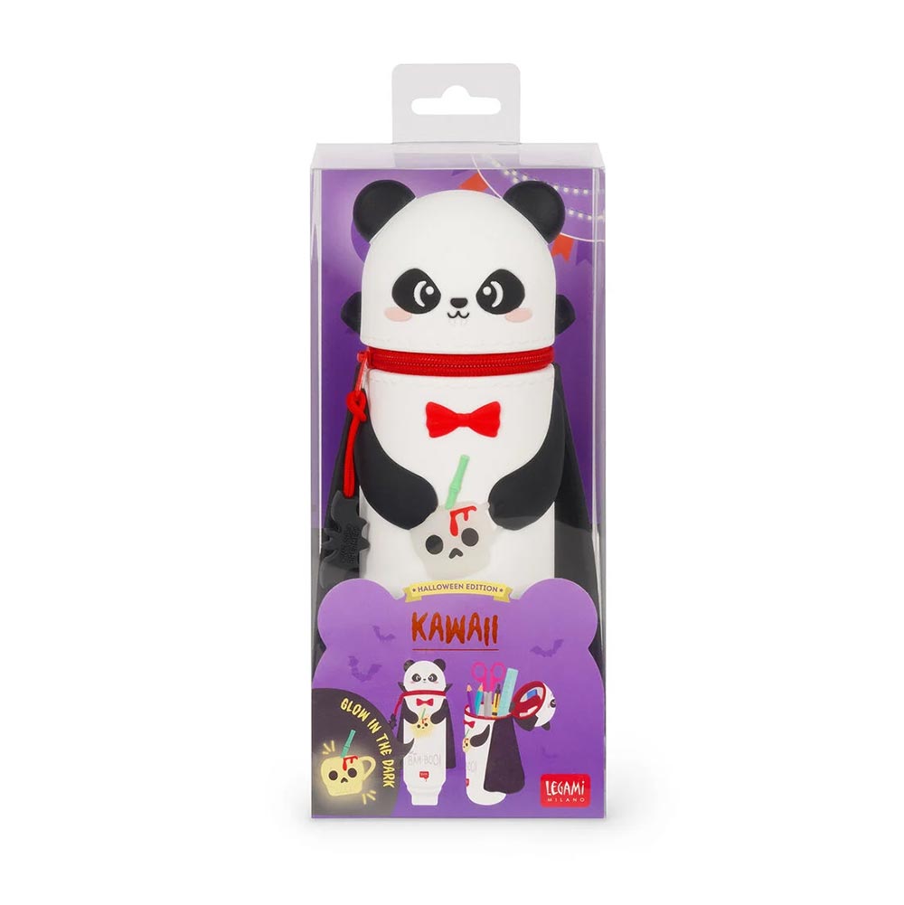 Κασετίνα - Μολυβοθήκη Σιλικόνης Kawaii 2 σε 1 Panda Bam-boo KA0029 Legami - 125339