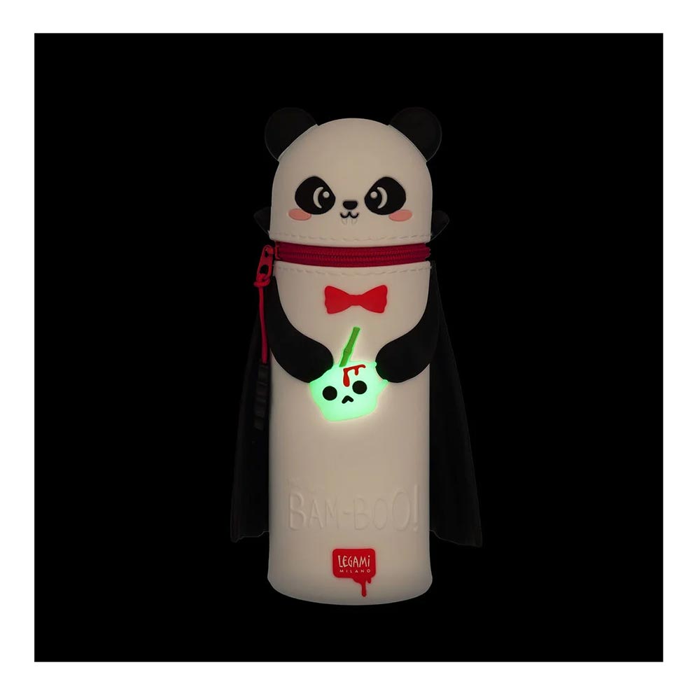 Κασετίνα - Μολυβοθήκη Σιλικόνης Kawaii 2 σε 1 Panda Bam-boo KA0029 Legami - 1