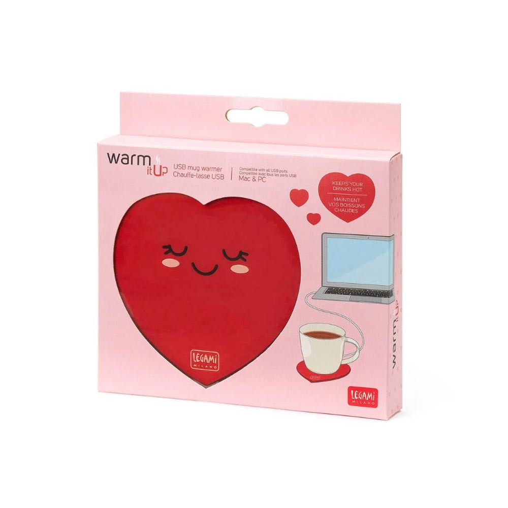 Θερμαινόμενη Βάση USB Mug Warmer Heart WIU0010 Legami - 51315