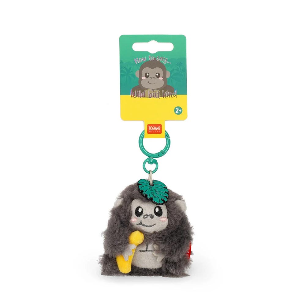 Λούτρινο Μπρελόκ Tiny Gorilla- Super Soft! - SPK0019 Legami - 3