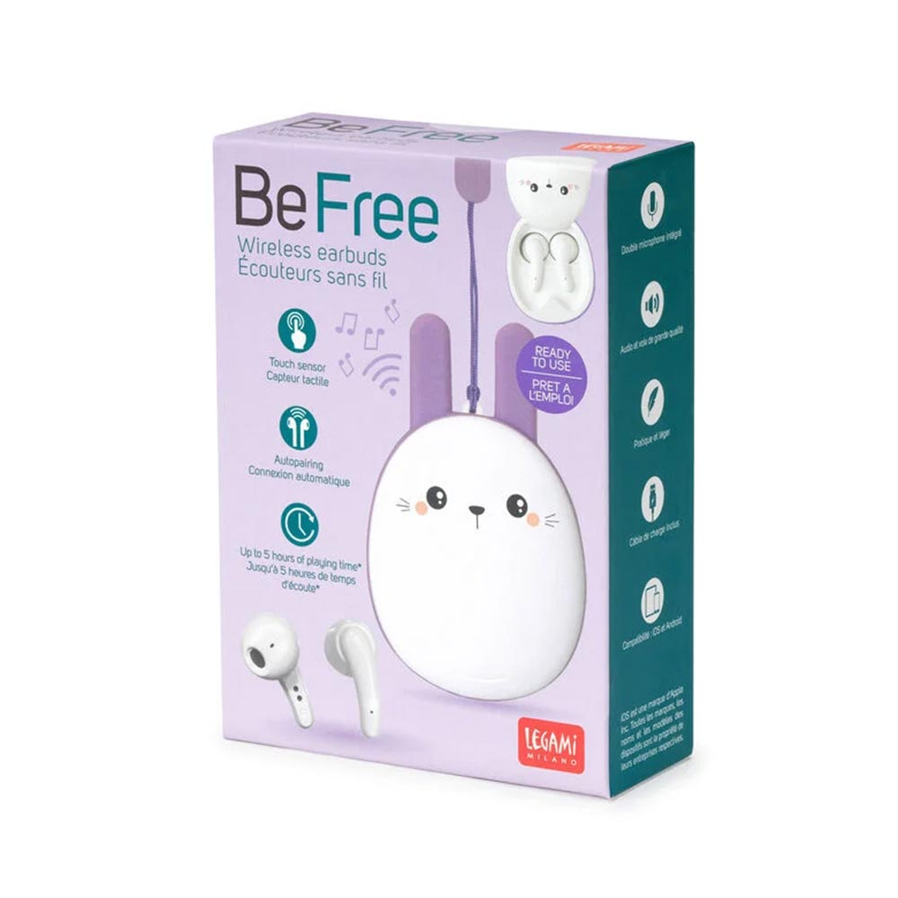 Ασύρματα Ακουστικά Be Free - Bunny EAR0003 Legami - 58507