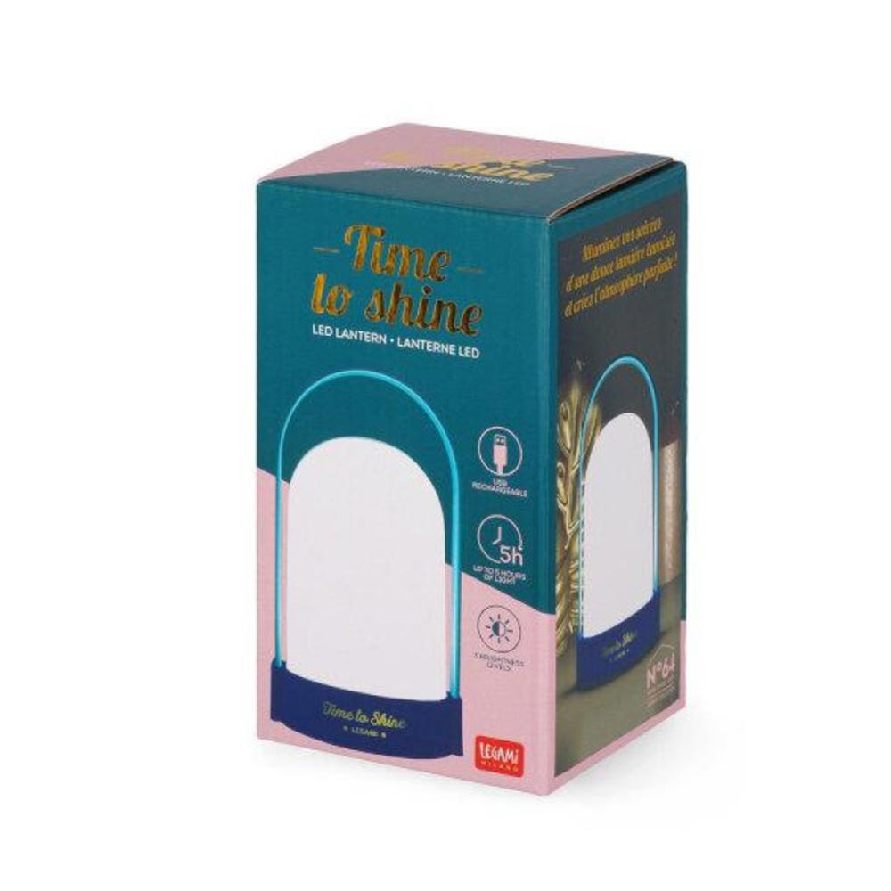 Lamp Time To Shine Επαναφορτιζόμενο LLN0001 Legami - 97053