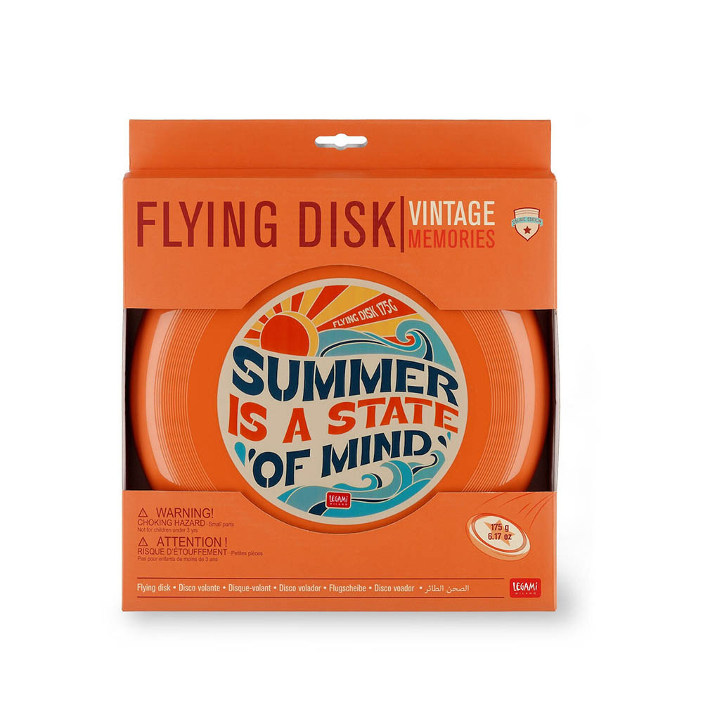 Ιπτάμενος Δίσκος Frisbee  Πορτοκαλί DISC0002 Legami - 2