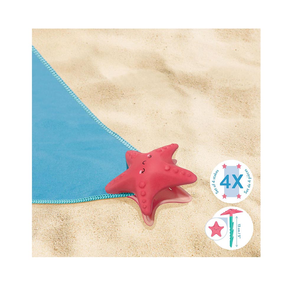 Άγκυρα Πετσέτας Θαλάσσης 4τμχ Starfish BCLIP0002 Legami  - 1