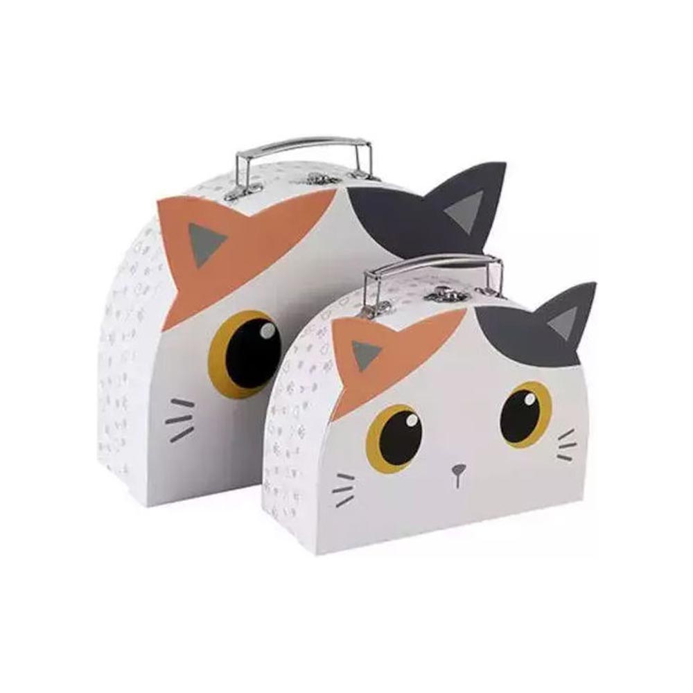 Κουτία Αποθήκευσης με Χερούλι Orange Cat XL2873 Σετ-2 i-Total - 88809