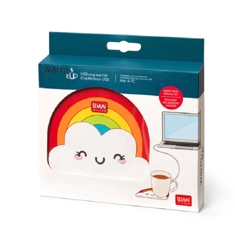 Θερμαινόμενη Βάση USB Mug Warmer Rainbow WIU0009 Legami - 0