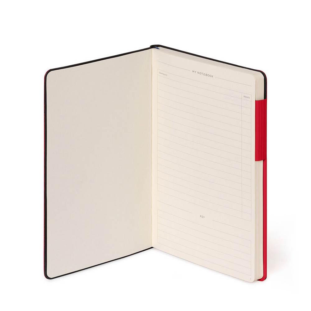 Σημειωματάριο με Λευκές Σελίδες Medium 192Φ Red 13x21cm MYNOT0178 Legami - 1