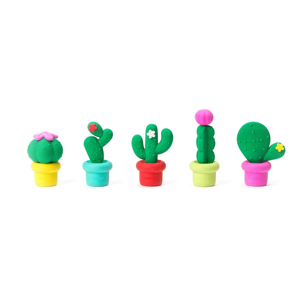 Σετ Γόμες Για Μολύβι Free Hugs Cactus 5τμχ CE0002 Legami - 1