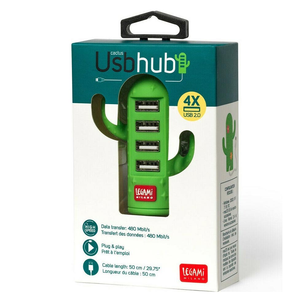 Mini USB Hub Πράσινο MUA0003 Legami - 25359