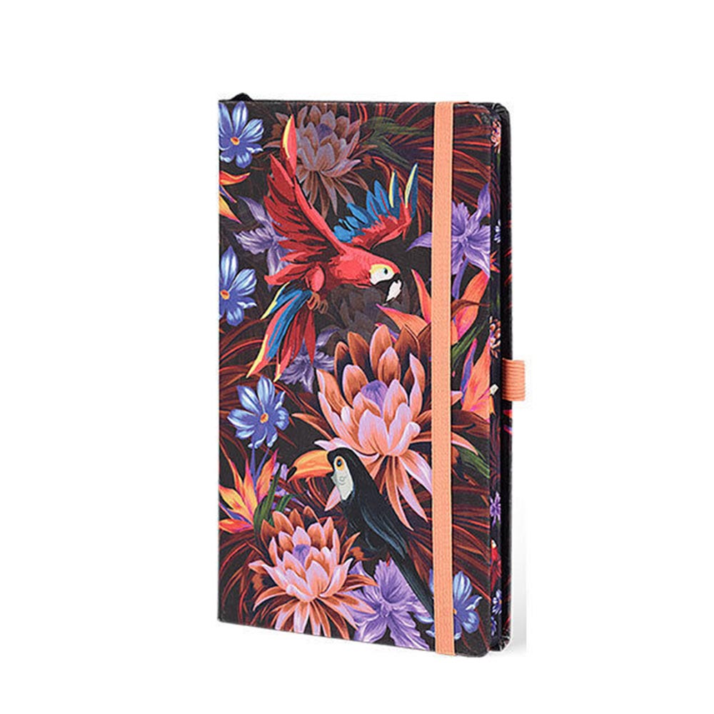 Σημειωματάριο Ριγέ M Eden Wild Garden 13x21cm QO41E.004 Castelli Milano - 1