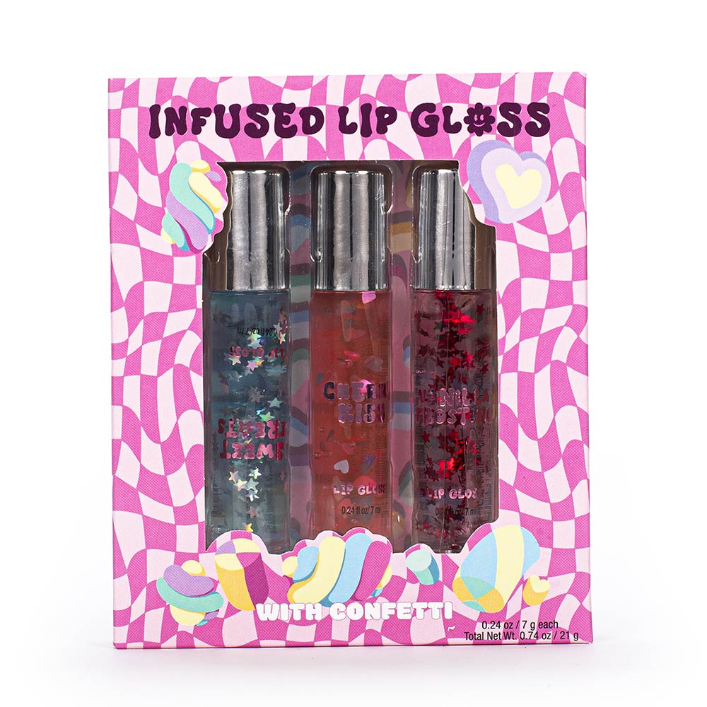 Σετ Lip Gloss Infused 3τμχ 0870 Tri-Coastal Design - 0