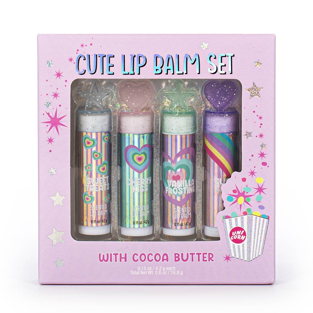 Σετ Lip Balm Cute 4τμχ 0952 Tri-Coastal Design - 84438