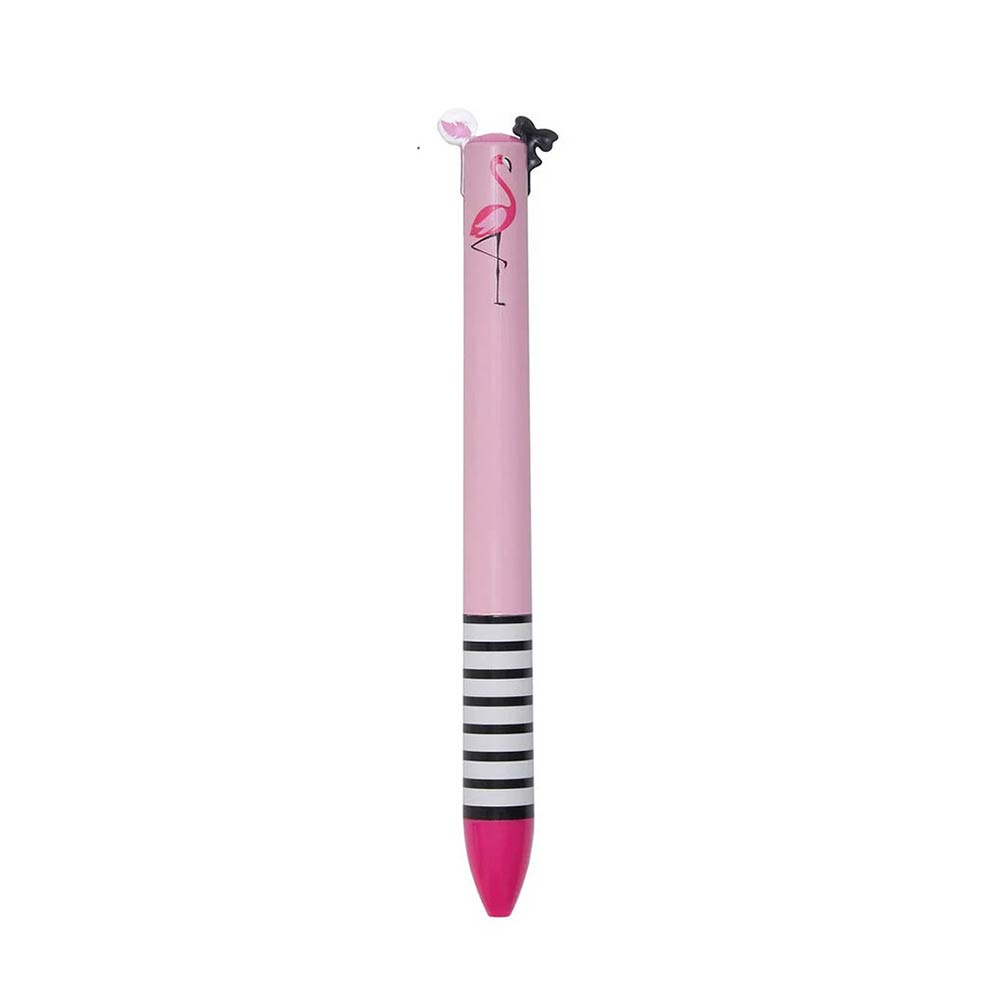 Στυλό Ballpoint με Ροζ & Μαύρο Mελάνι Flamingo  CLICK0016 Legami - 0