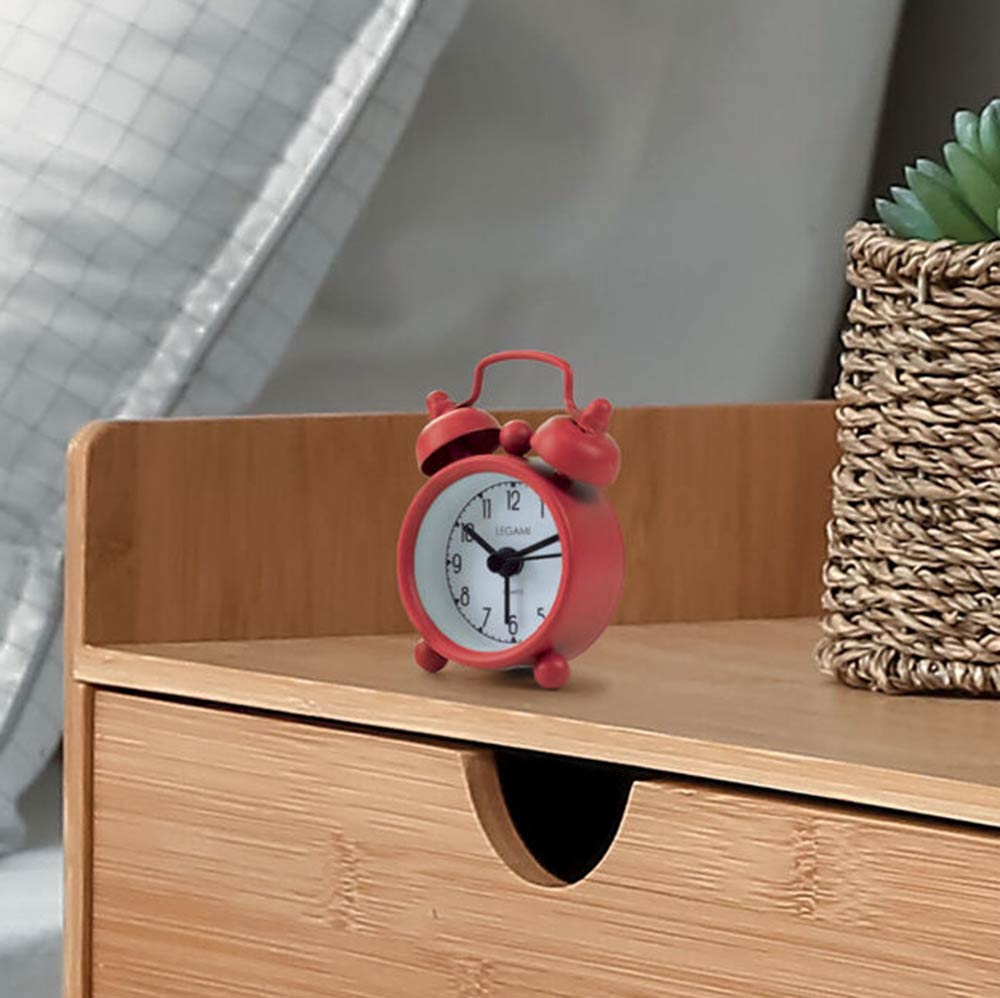 Ρολόι με Ξυπνητήρι Mini Tick Tock Alarm Κόκκινο SVE0023 Legami - 2