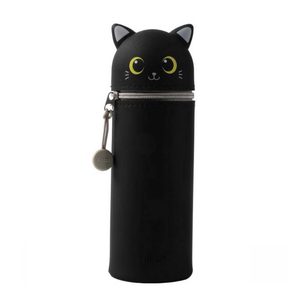 Κασετίνα - Μολυβοθήκη Σιλικόνης Cute Animals - Black Cat XL2482 i-Total - 81577