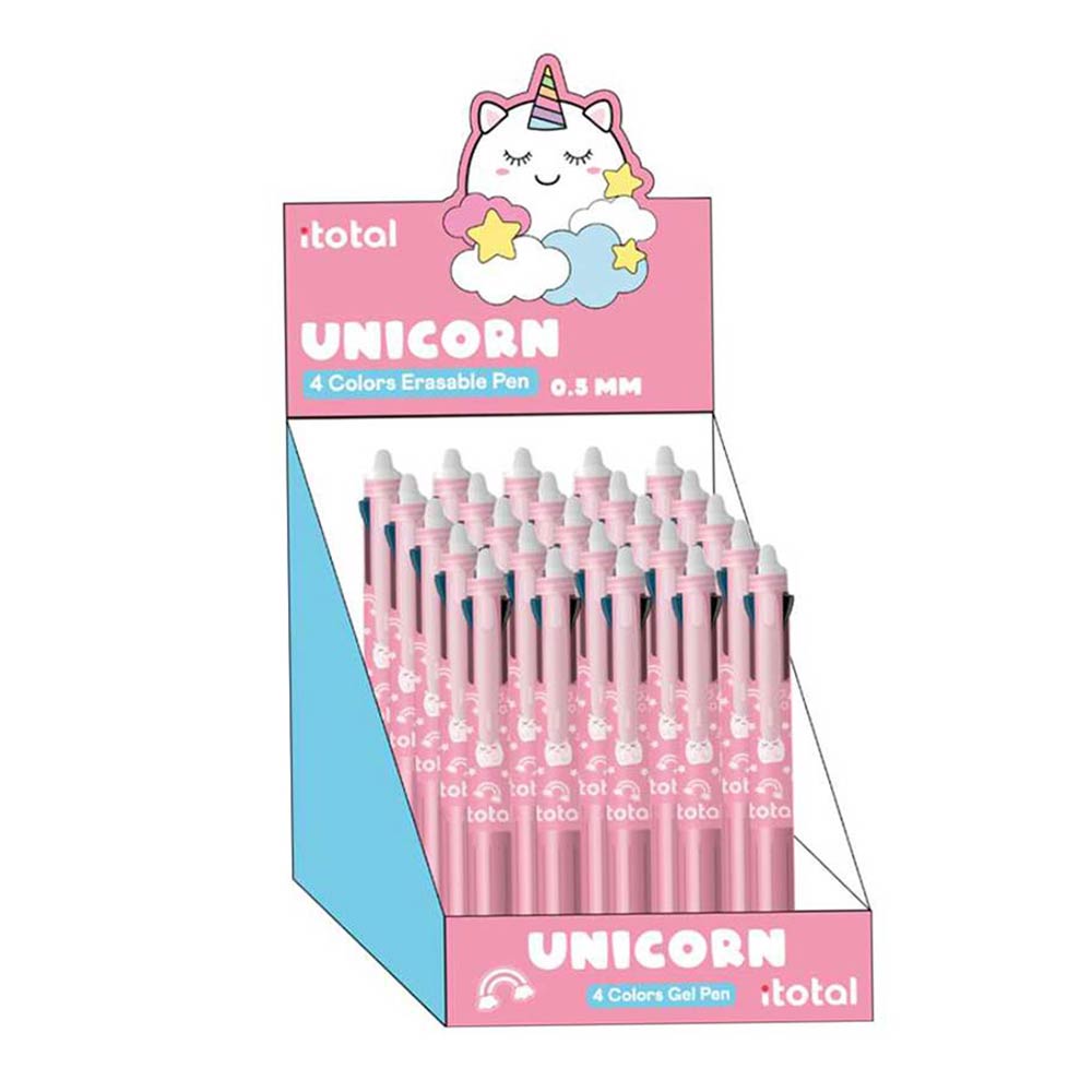 Στυλό Gel Με 4 χρώματα Unicorn XL1806D i-Total - 1