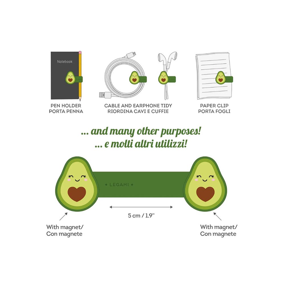 Magnetic Clip Avocado CATY0002 Legami - 1