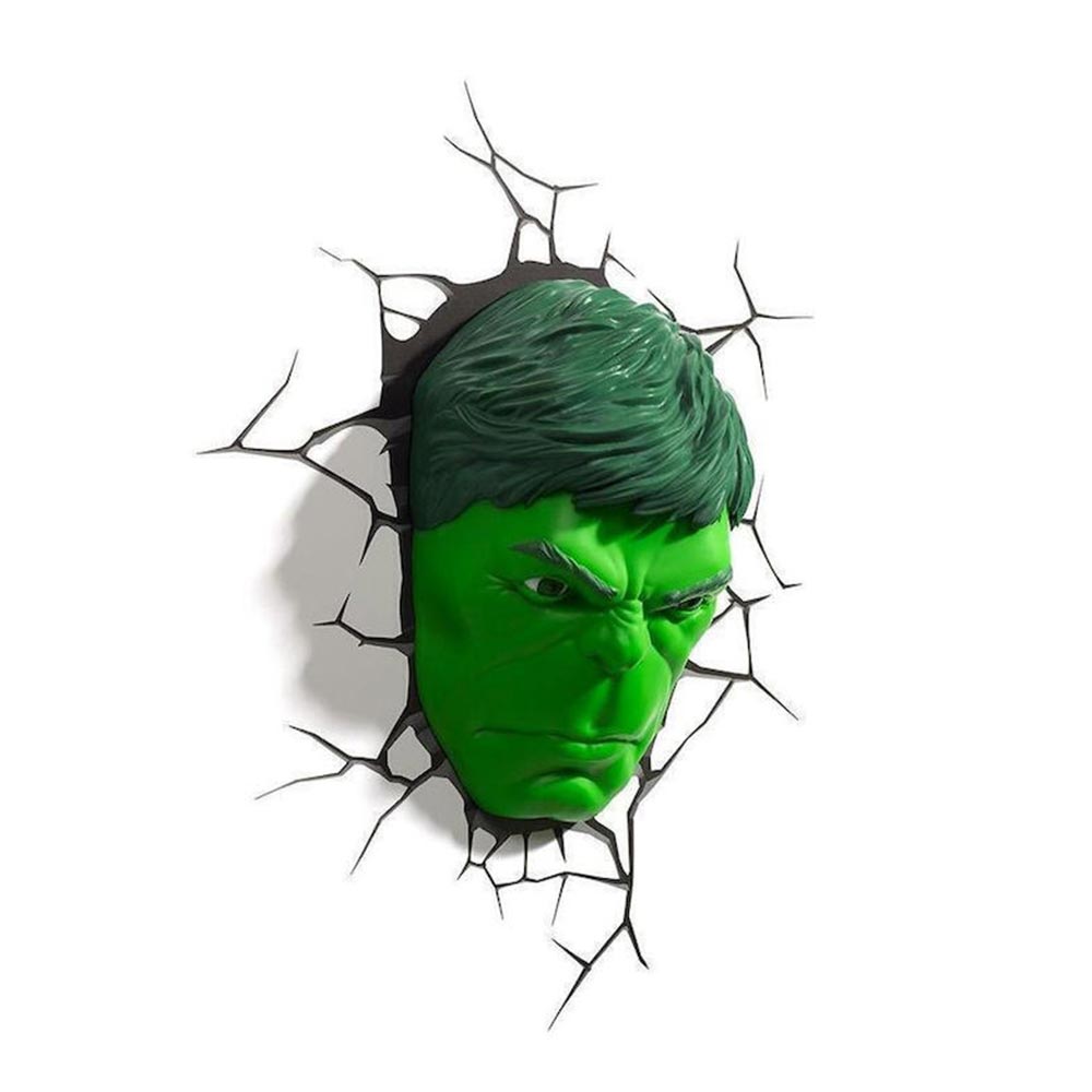 Φωτιστικό Τοίχου 3D Light FX - Marvel Hulk Face Light 75193 The Source - 3