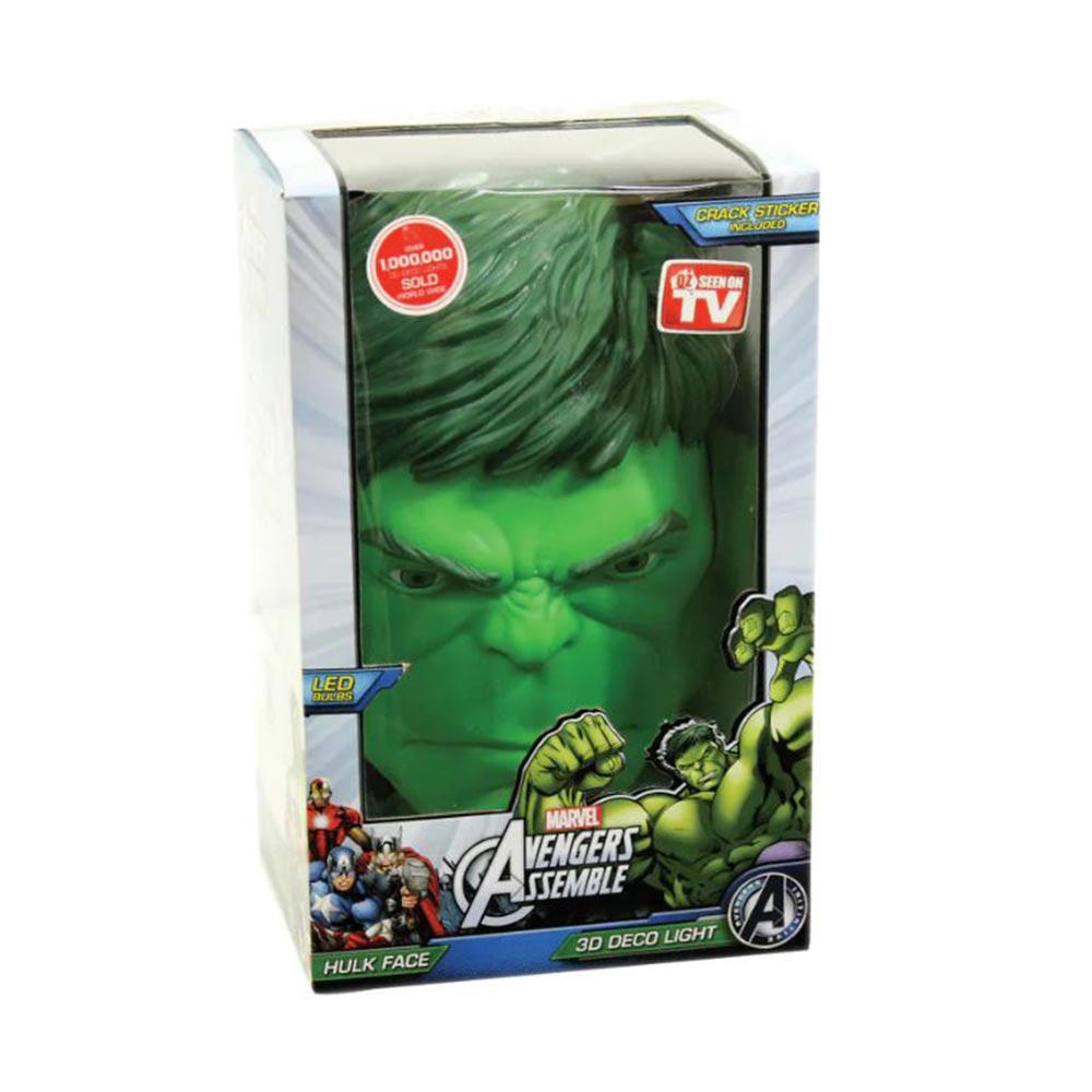 Φωτιστικό Τοίχου 3D Light FX - Marvel Hulk Face Light 75193 The Source - 4