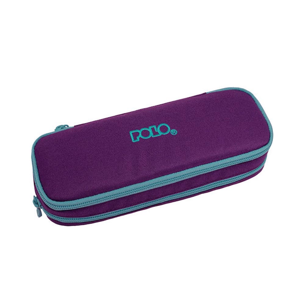 Κασετίνα Duo Box Μωβ/Τιρκουάζ 9-37-004-4859 POLO - 117380