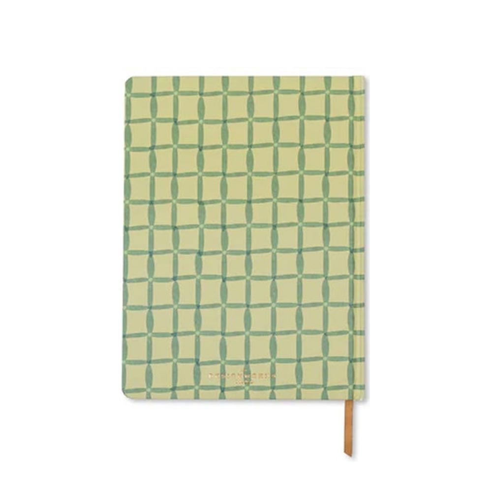 Σημειωματάριο 17x25 200Φ Tulip Jumbo Journal - Green Lattice JD80-1022EU Designworks - 116717