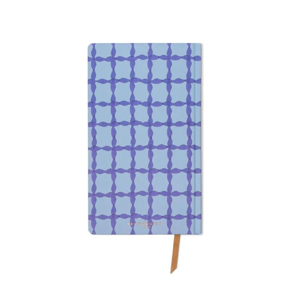 Σημειωματάριο 13x21 240Φ Tulip Bound Journal - Blue Lattice JB85-2226EU Designworks - 1