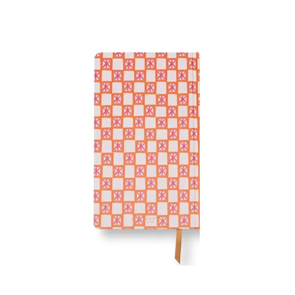 Σημειωματάριο 13x21 240Φ Tulip Bound Journal - Orange Check JB85-2227EU Designworks - 1