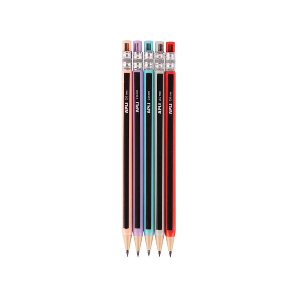 Μηχανικό Μολύβι Click 2,0mm με Ξύστρα Apli - 120446