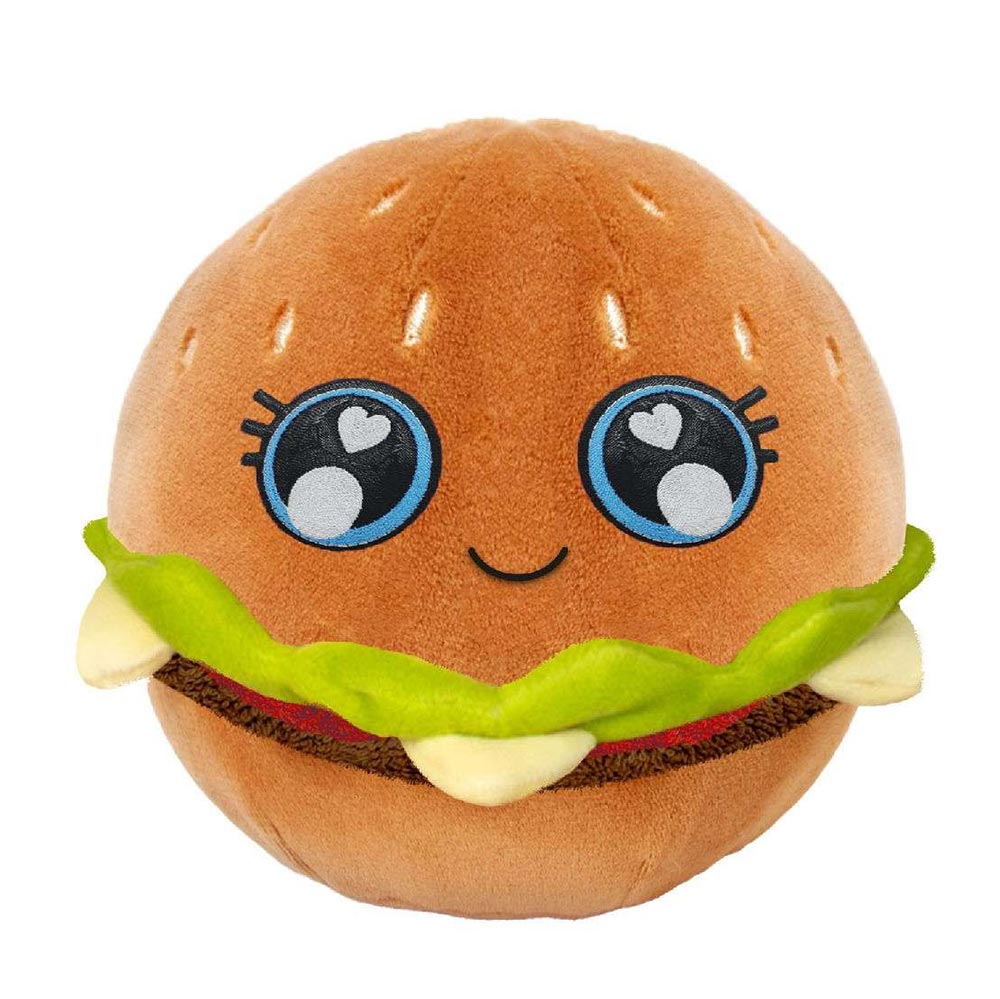 Λούτρινη Μπάλα Little Biggies Foodies - Burger EOL03766 Eolo Toys - 88833