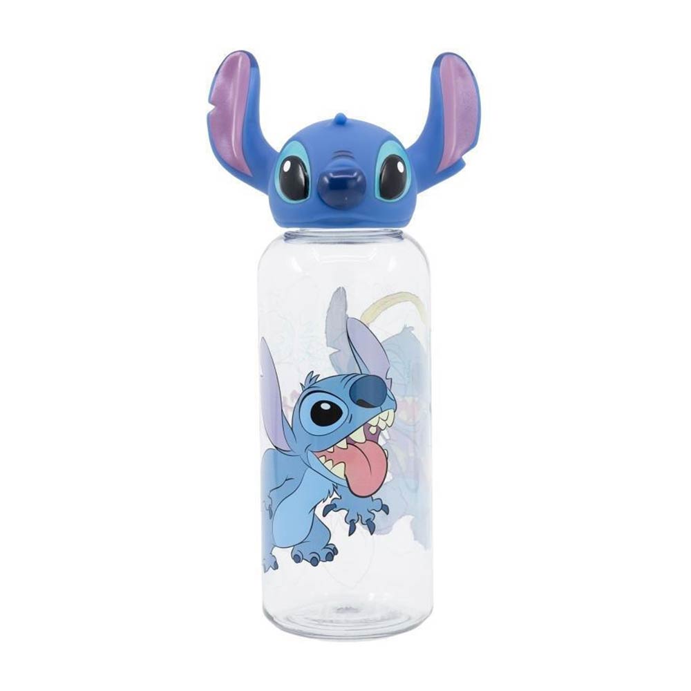 Παγούρι Πλαστικό Stitch Flowers - 3D Figurine Bottle 560ml 74860 600ml Stor - 90016