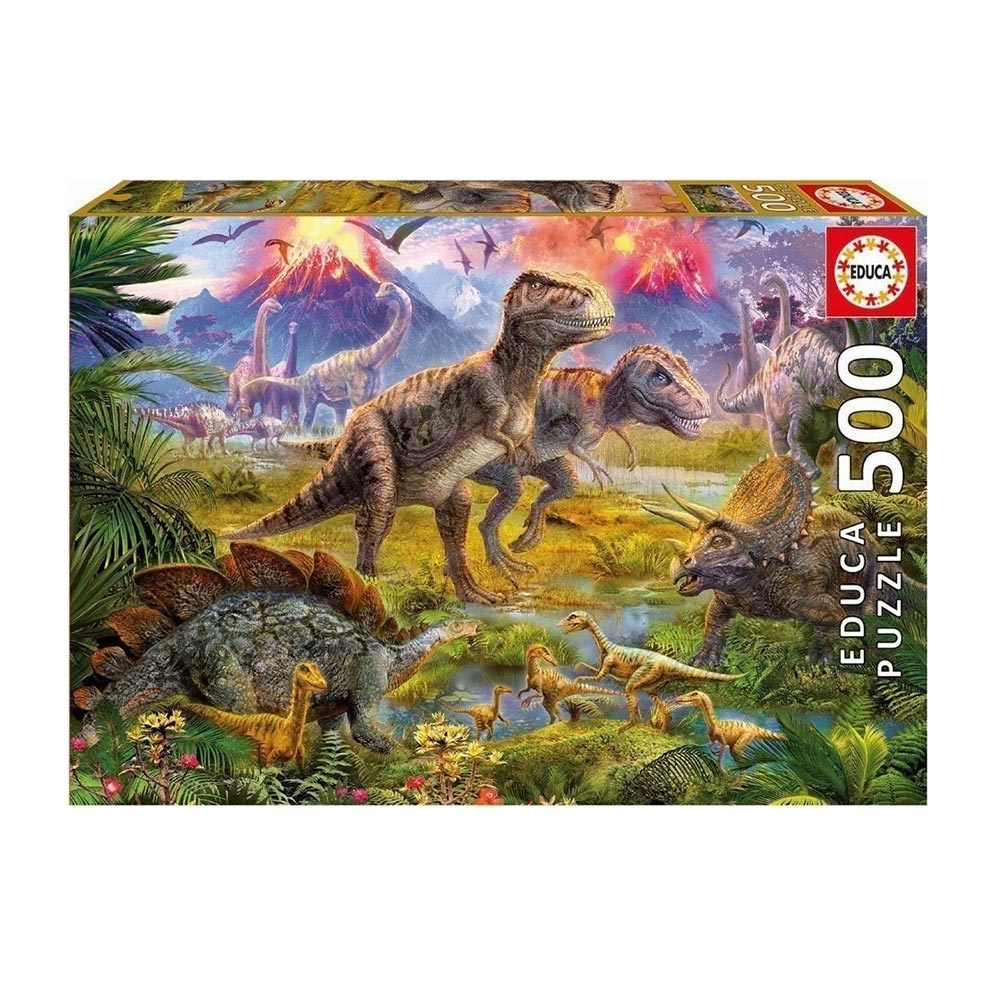 Παζλ Dinosaur Gathering 500τεμ 15969 Educa - 0