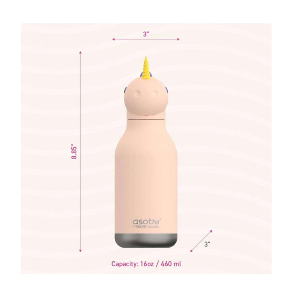 Μπουκάλι Θερμός Ανοξείδωτο Bestie Unicorn 460ml 005454 Asobu - 2