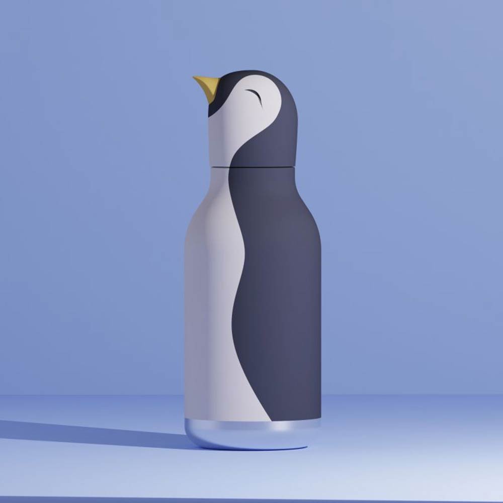 Μπουκάλι Θερμός Ανοξείδωτο Bestie Penguin 460ml 05608 Asobu - 2