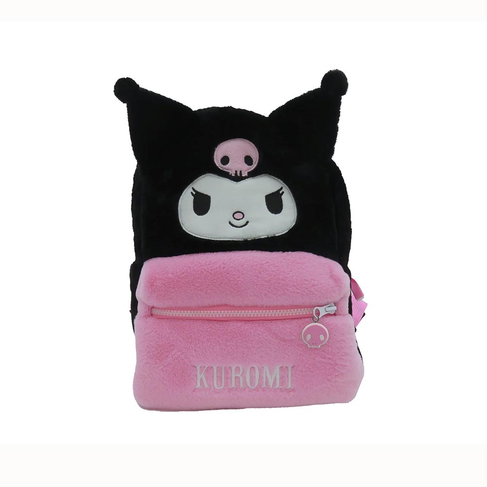 Τσάντα Πλάτης Λούτρινο Kuromi Hello Kitty 30cm MC37-102HK Graffiti - 91402