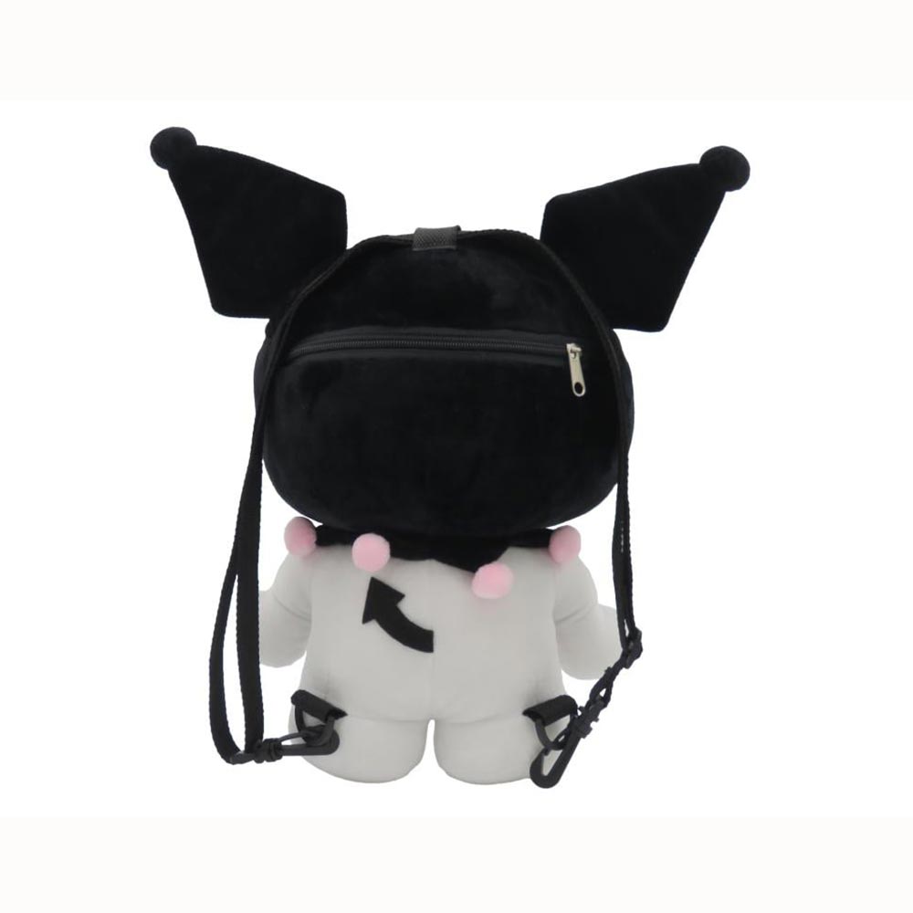 Τσάντα Πλάτης Λούτρινο Kuromi Hello Kitty 35cm MC37-105HK Graffiti - 1